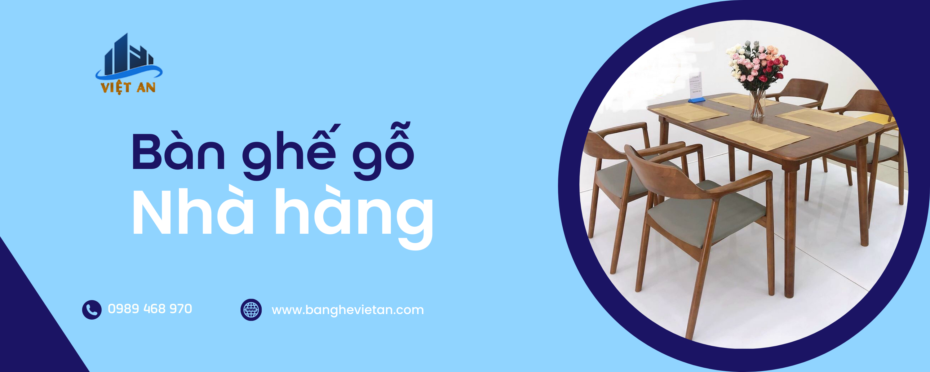 bàn ghế gỗ nhà hàng